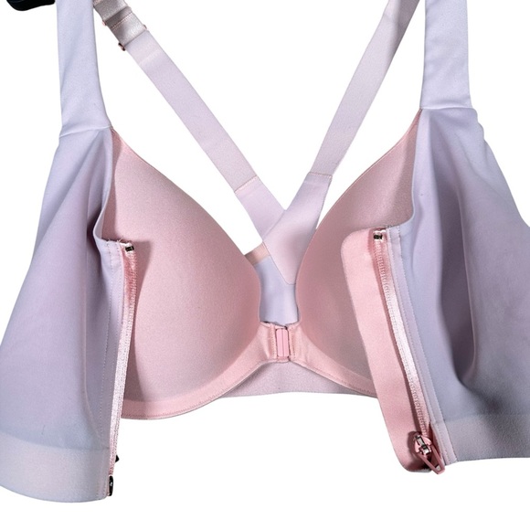VICTORIA SECRET Knockout Full Support Front Closure Sports Bra in pastel pink - Picture 6 of 9